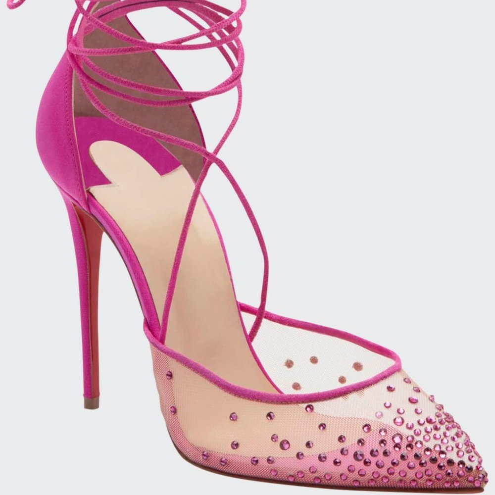 CHRISTIAN LOUBOUTIN Maia Labella Suede Pumps